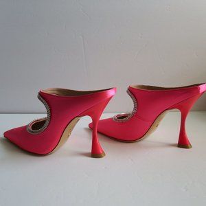 NIB Stuart Weitzman XCurve Crystal 100 Hot Pink 10